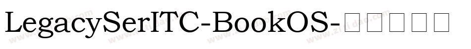 LegacySerITC-BookOS字体转换