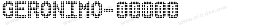 Geronimo字体转换