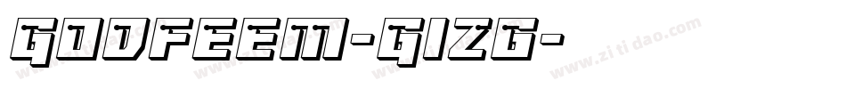 Godfeem-G1zg字体转换
