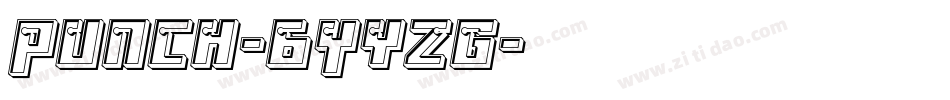Punch-6YyZg字体转换