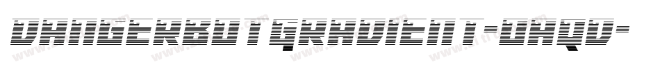DangerbotGradient-Oaqd字体转换