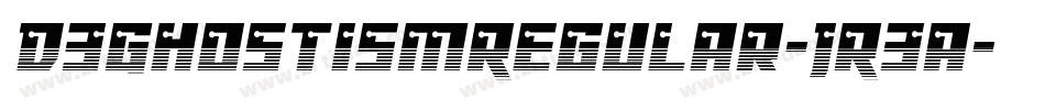 D3GhostismRegular-JR3a字体转换