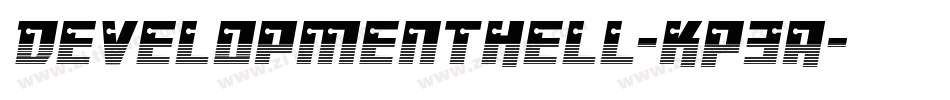 DevelopmentHell-KP3A字体转换 DevelopmentHell-KP3A字体转换