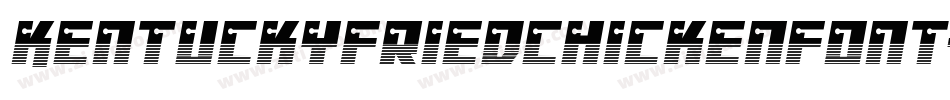Kentuckyfriedchickenfont-vA3A字体转换
