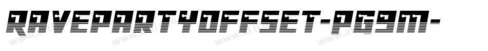 RavepartyOffset-PG9m字体转换