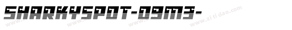 Sharkyspot-O9m3字体转换 Sharkyspot-O9m3字体转换