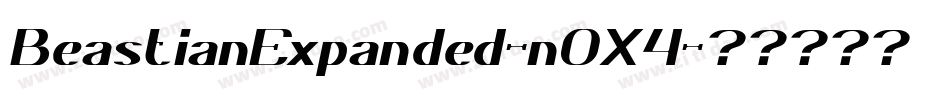 BeastianExpanded-n0X4字体转换