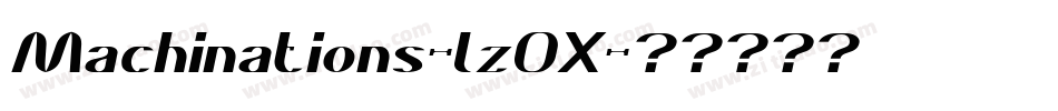Machinations-lz0X字体转换
