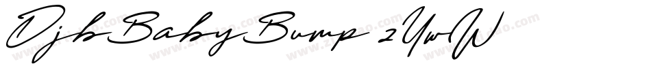 DjbBabyBump-2YwW字体转换