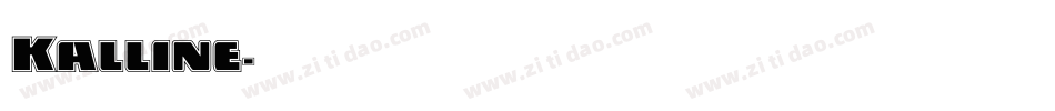 Kalline字体转换