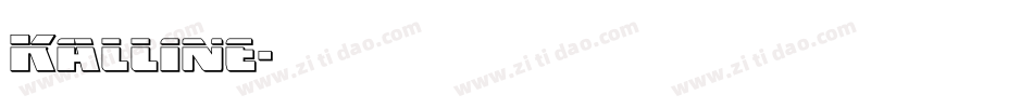 Kalline字体转换