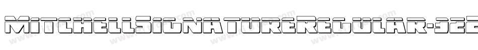 MitchellSignatureRegular-3zZdZ字体转换