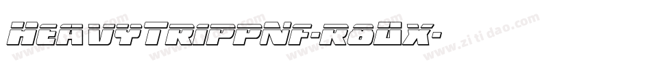 HeavyTrippNf-r8Dx字体转换