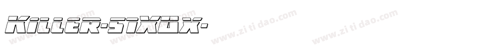 Killer-51XDx字体转换