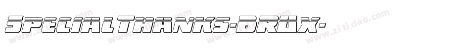 SpecialThanks-BRDx字体转换