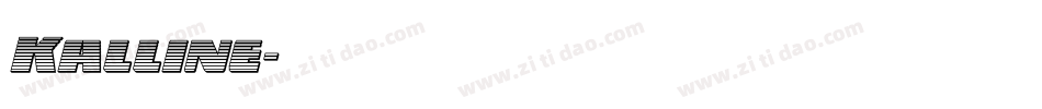 Kalline字体转换