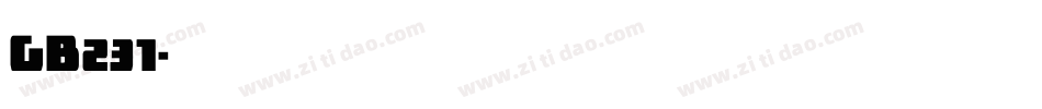 GB231字体转换