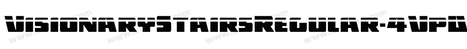 VisionaryStairsRegular-4VpD字体转换