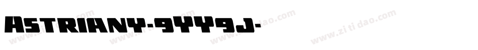 Astriany-9YY9j字体转换