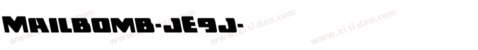 Mailbomb-jE9j字体转换