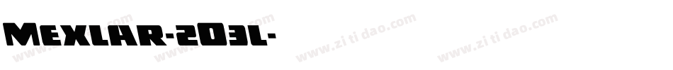 Mexlar-2O3l字体转换