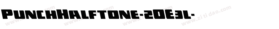 PunchHalftone-2OE3l字体转换