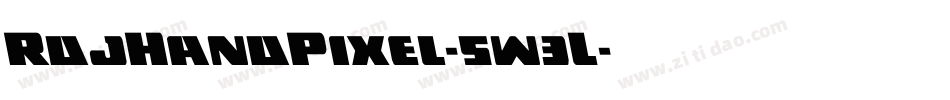 RdjHandPixel-5w3L字体转换