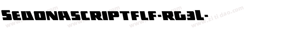 Sedonascriptflf-rg3L字体转换 Sedonascriptflf-rg3L字体转换