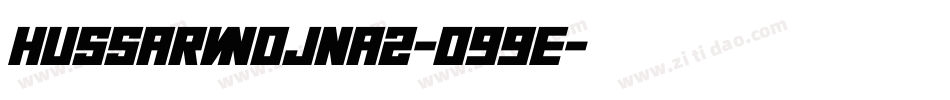 HussarWojna2-O99e字体转换