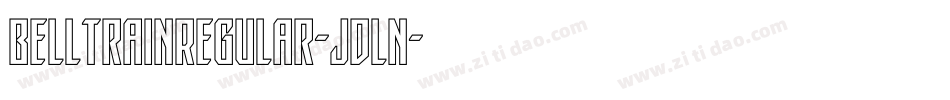 BelltrainRegular-JDLn字体转换