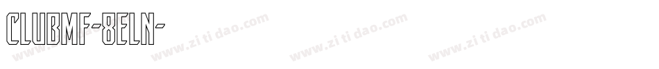 Clubmf-8eLn字体转换