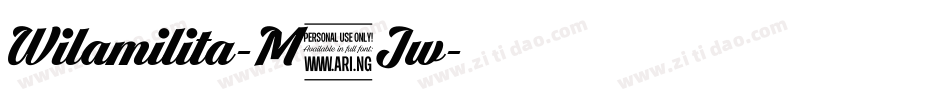 Wilamilita-M9Jw字体转换