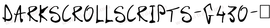 DarkScrollScripts-G43O字体转换