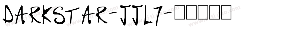 Darkstar-jJl7字体转换