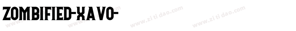 Zombified-XAVo字体转换