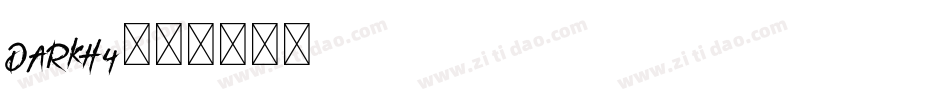 Darkh4字体转换