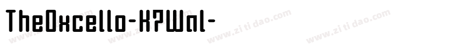 TheOxcello-K7Wal字体转换