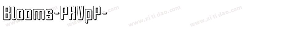 Blooms-PKVpP字体转换
