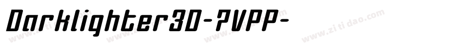 Darklighter3D-7VPP字体转换