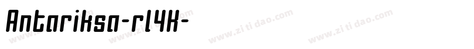 Antariksa-rl4K字体转换