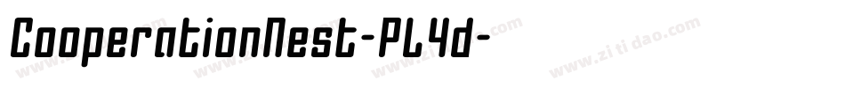 CooperationNest-PL4d字体转换 CooperationNest-PL4d字体转换