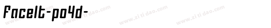 FaceIt-po4d字体转换