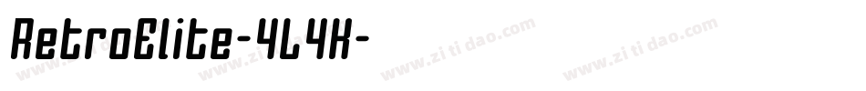 RetroElite-4L4K字体转换