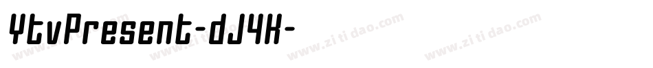 YtvPresent-dJ4K字体转换
