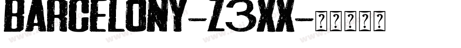 Barcelony-z3XX字体转换