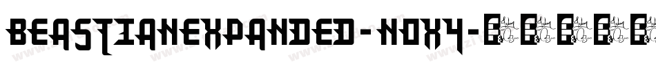 BeastianExpanded-n0X4字体转换