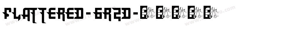 Flattered-6r2D字体转换