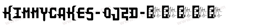Kimmycakes-oj2d字体转换