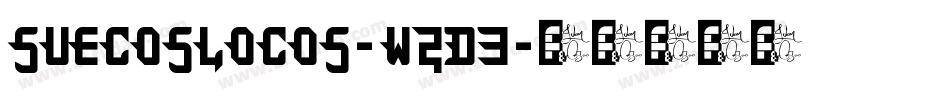 SuecosLocos-w2D3字体转换