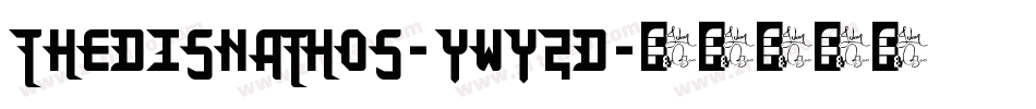 TheDisnathos-ywY2d字体转换
